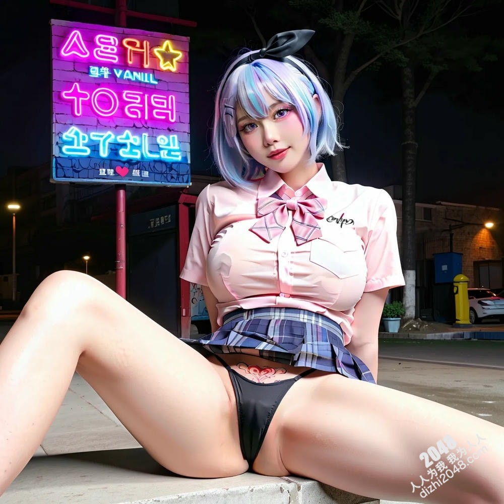 AI美女Coser酒吧魅惑写真：性感漆皮装扮，展现完美身材曲线(19)