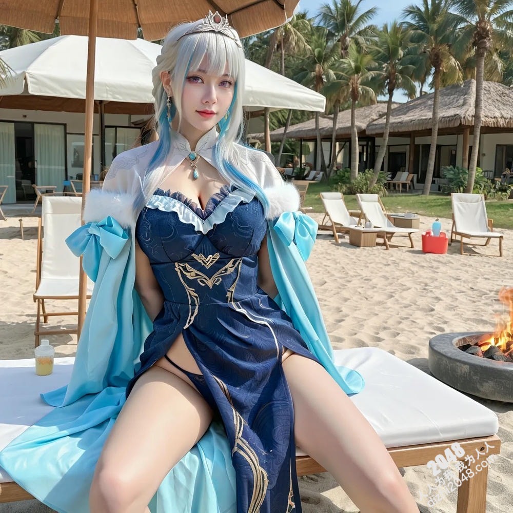 AI美女Coser酒吧魅惑写真：性感漆皮装扮，展现完美身材曲线(25)