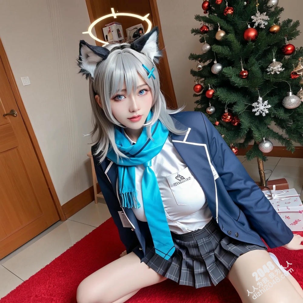 紫发萝莉废墟写真：纯白诱惑，极致魅惑(22)