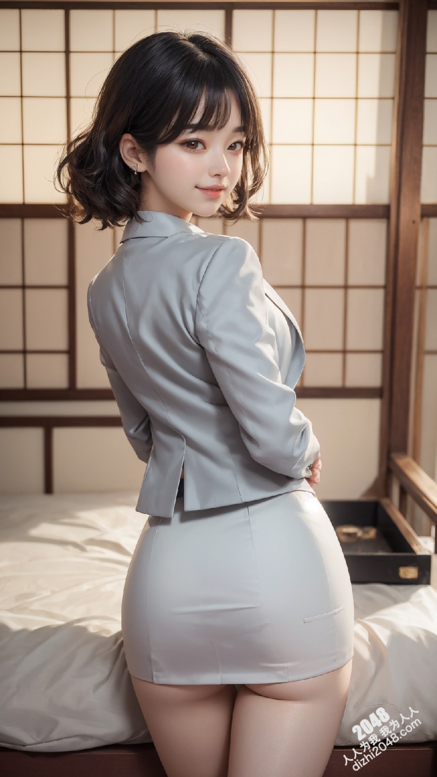 粉发尤物与神秘黑裙：东京涩谷的制服诱惑，短裙下的秘密(28)