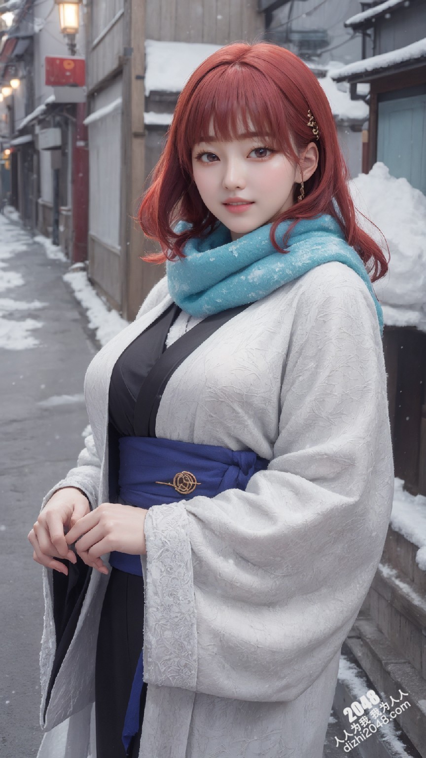 京都雪夜，和服美人：绯色诱惑(4)