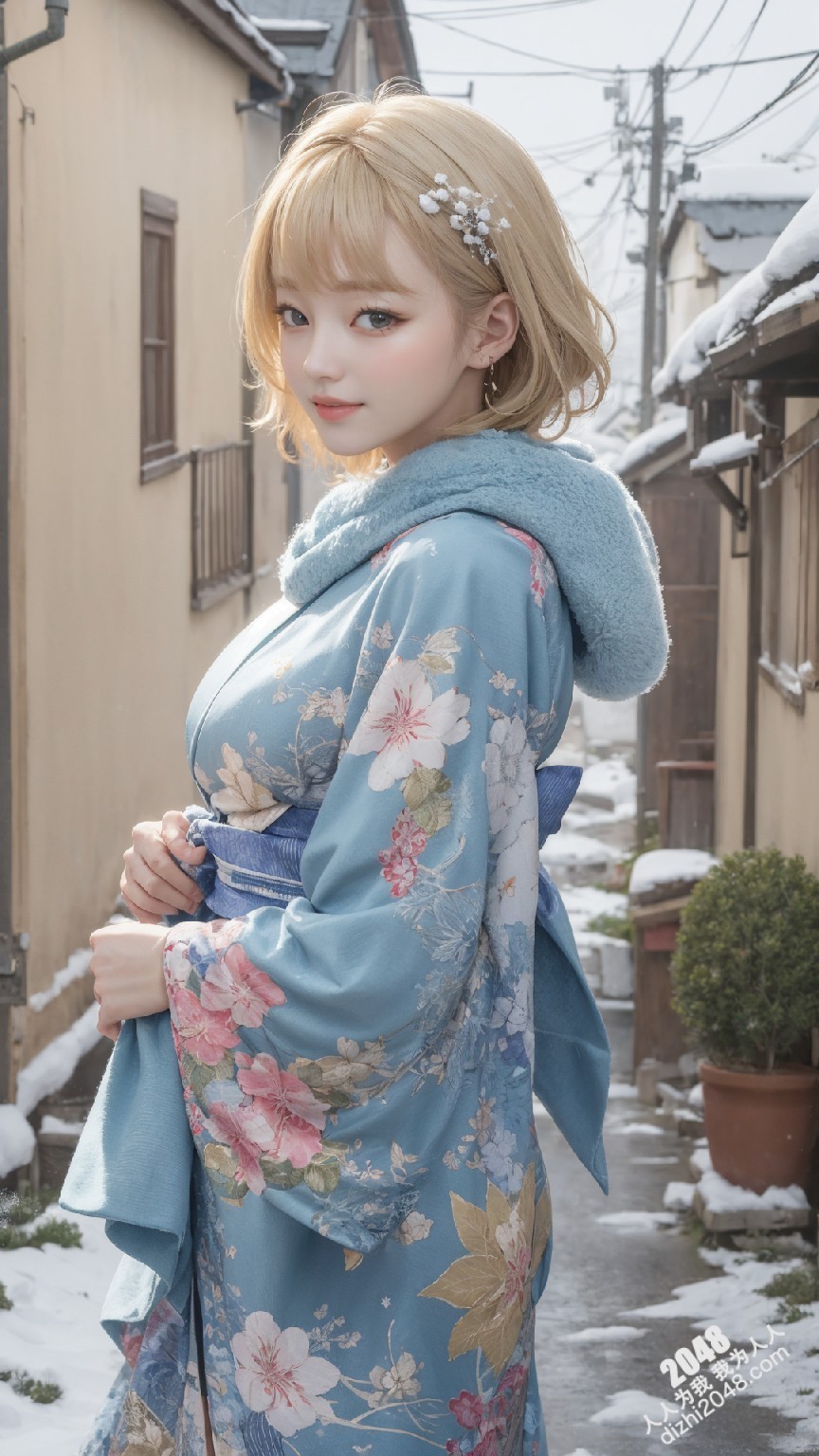 京都雪夜，和服美人：绯色诱惑(5)
