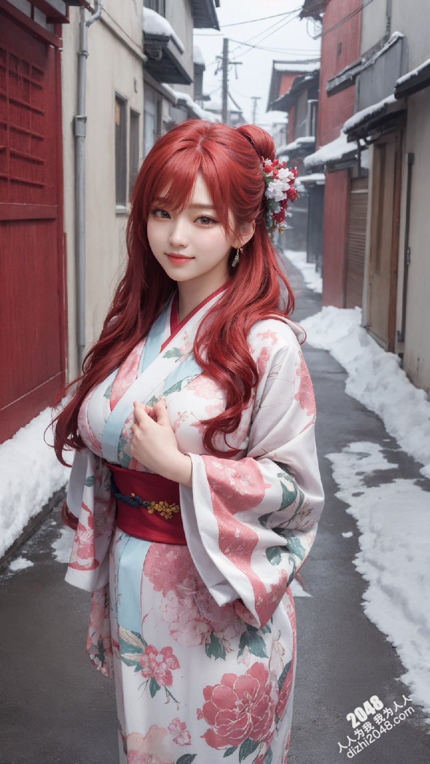 京都雪夜，和服美人：绯色诱惑(10)