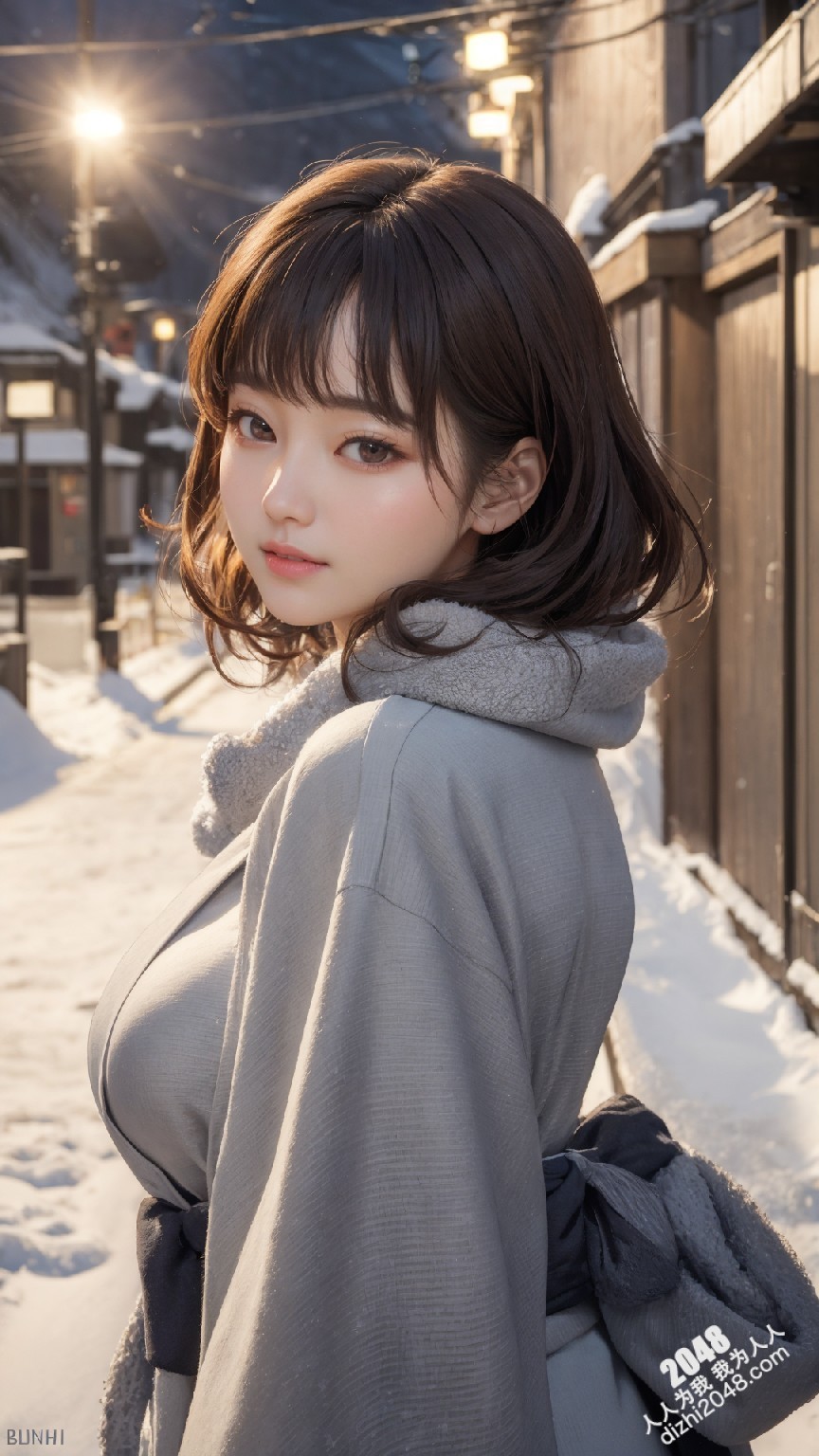 京都雪夜，和服美人：绯色诱惑(14)