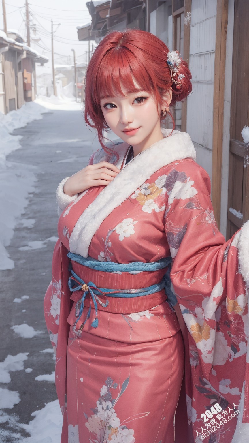 京都雪夜，和服美人：绯色诱惑(15)