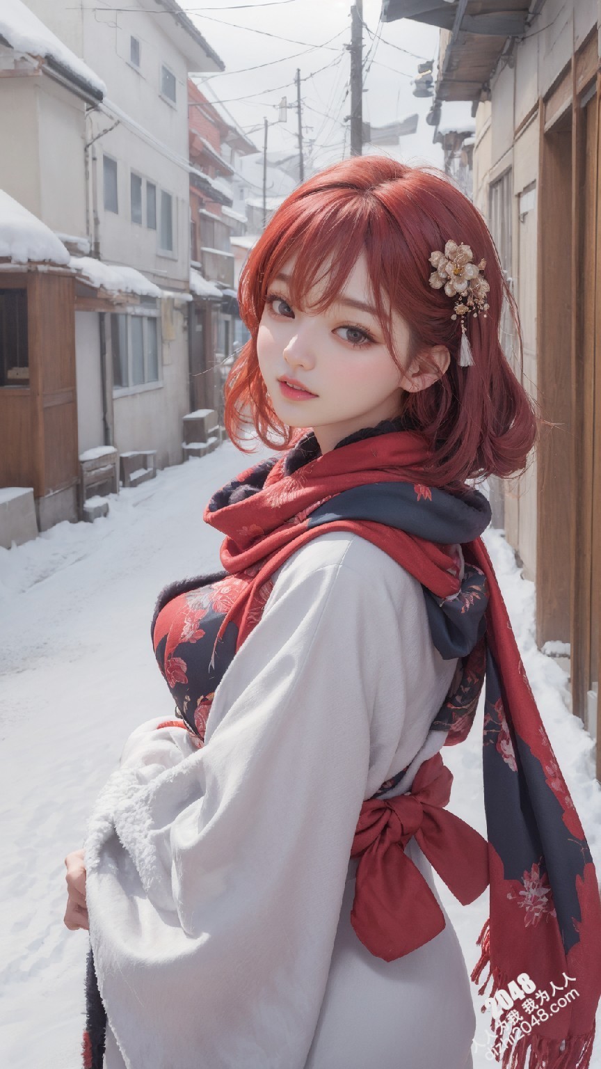 京都雪夜，和服美人：绯色诱惑(19)