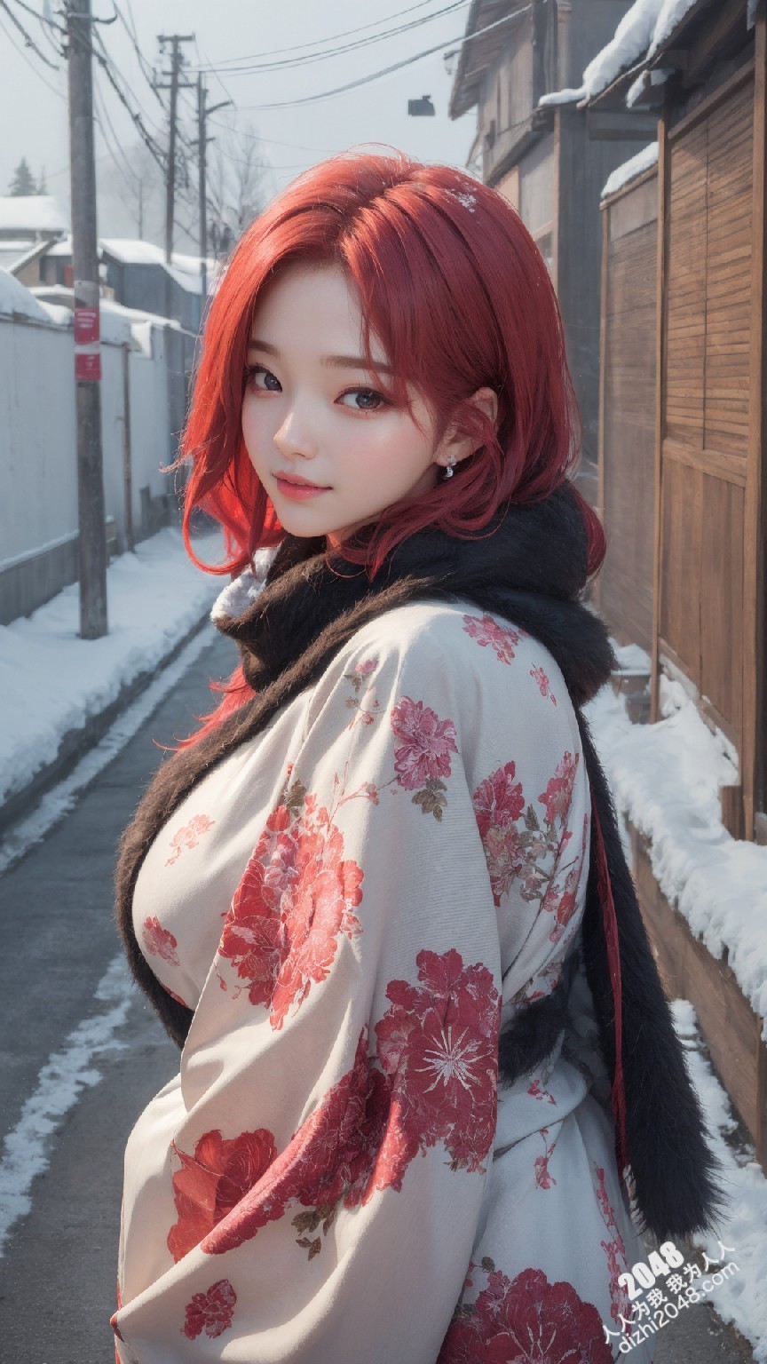 京都雪夜，和服美人：绯色诱惑(21)