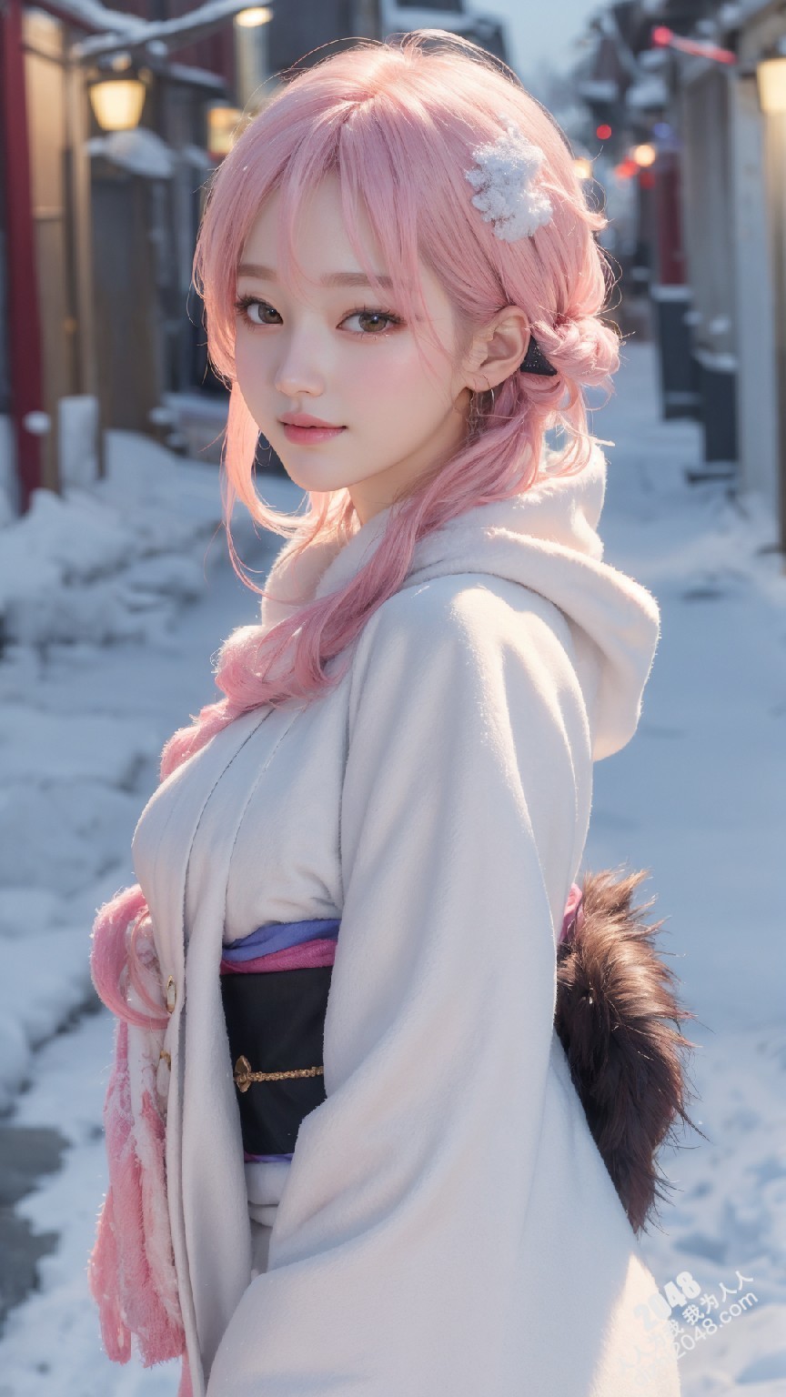 京都雪夜，和服美人：绯色诱惑(20)