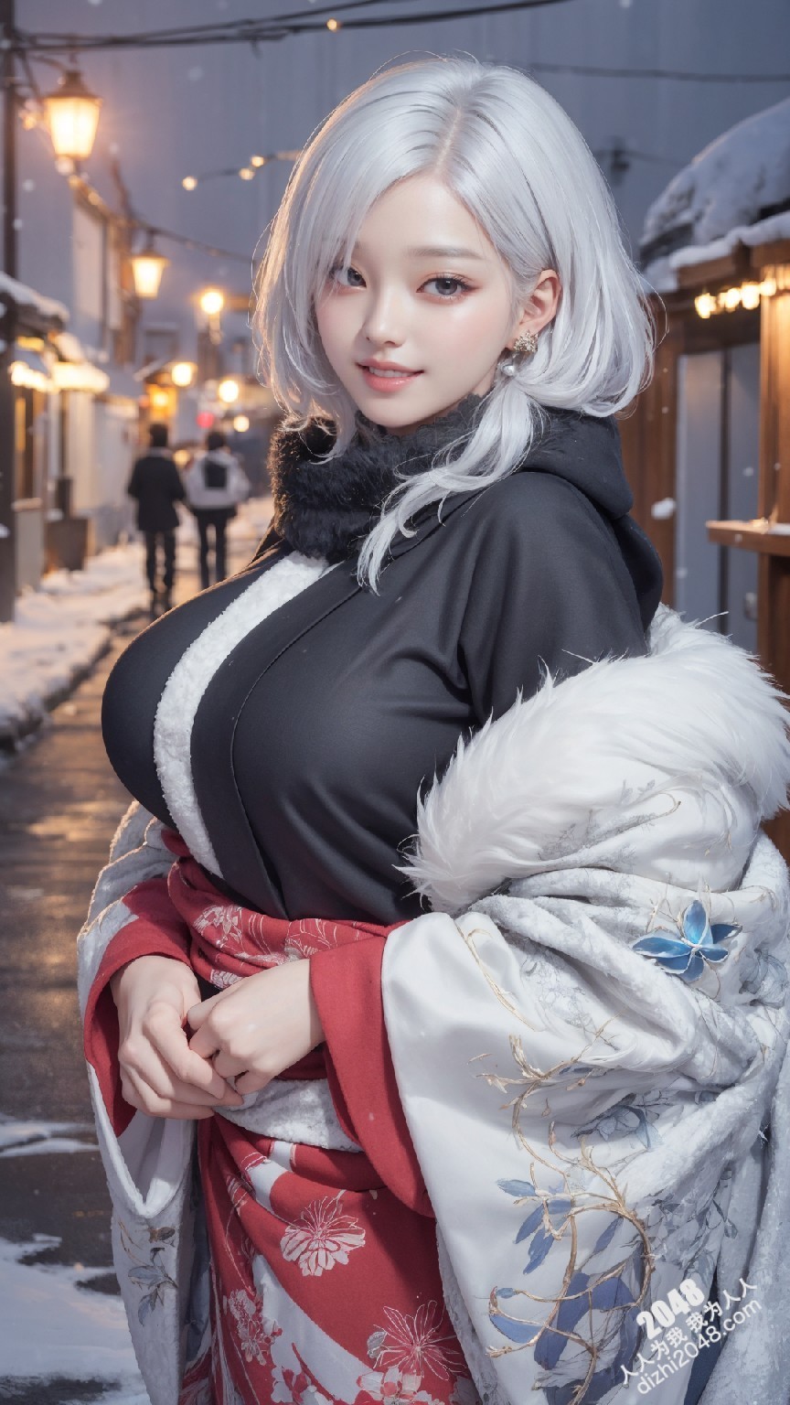 京都雪夜，和服美人：绯色诱惑(23)