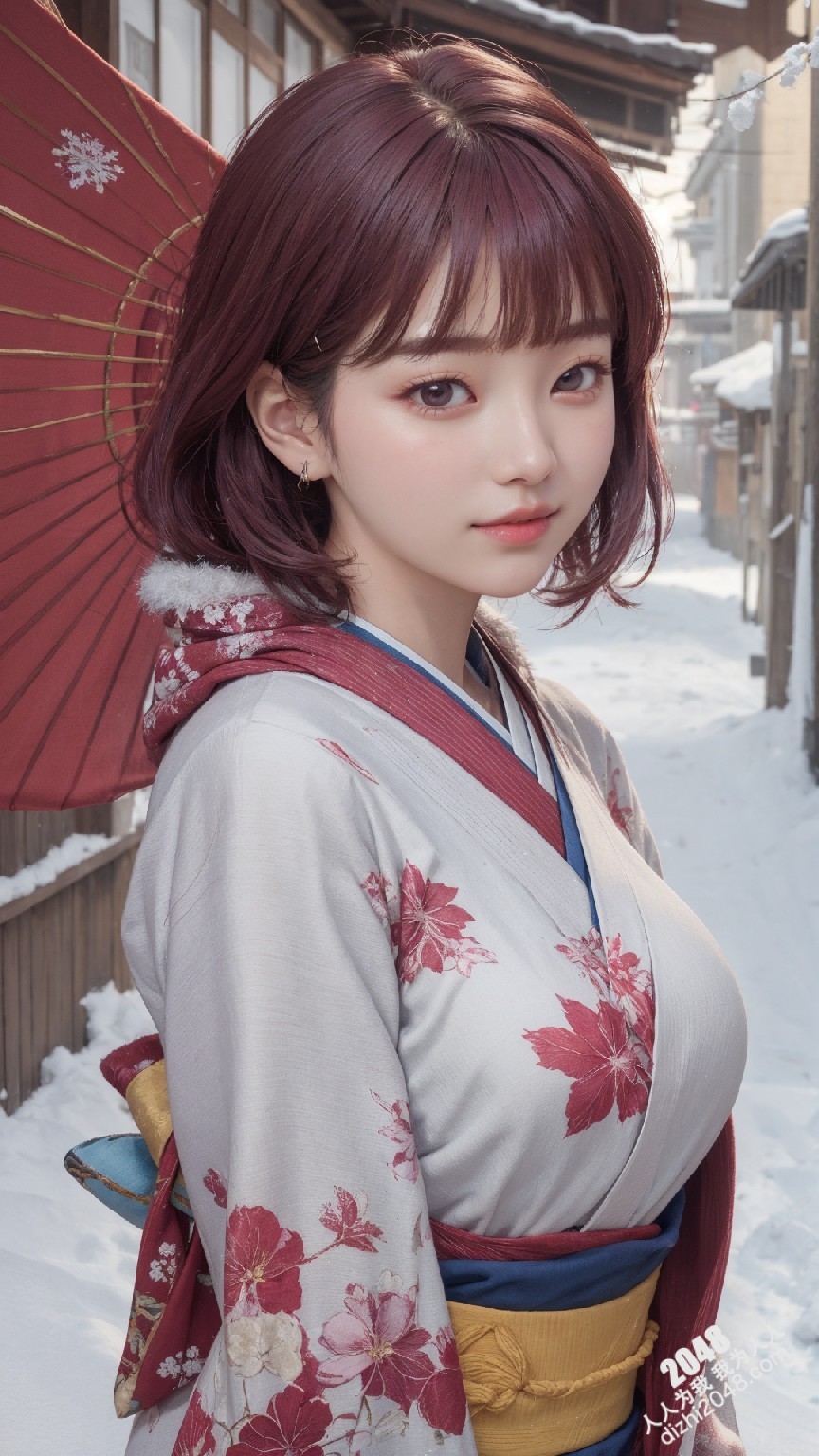 京都雪夜，和服美人：绯色诱惑(24)