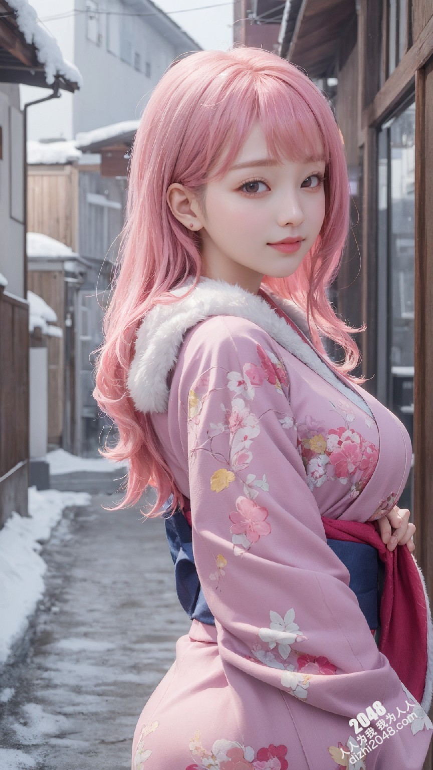 京都雪夜，和服美人：绯色诱惑(28)