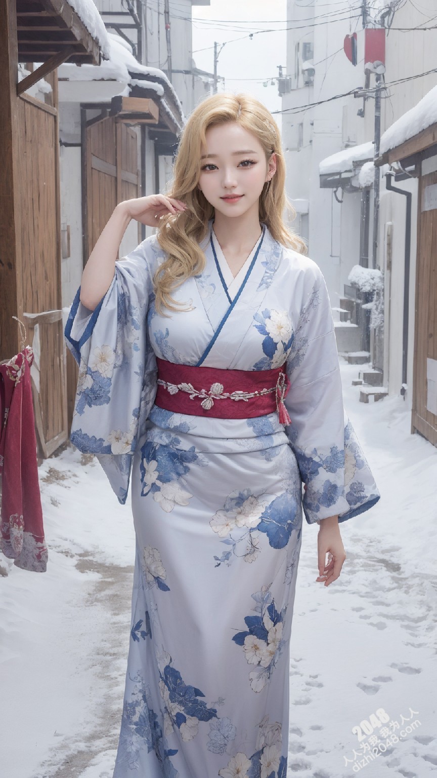 京都雪夜，和服美人：绯色诱惑(36)