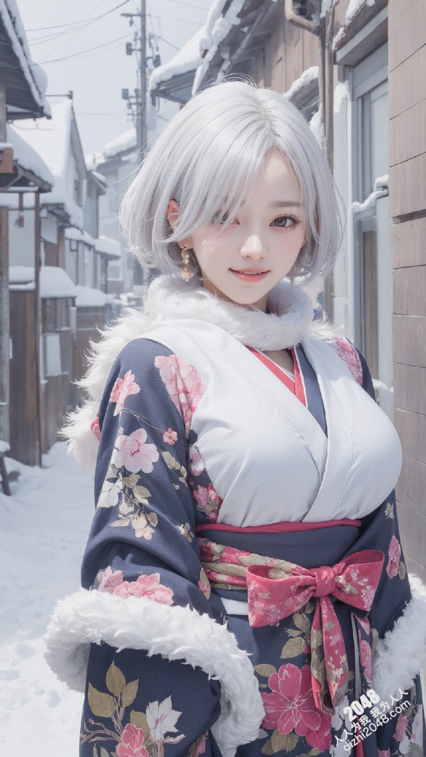 京都雪夜，和服美人：绯色诱惑(39)