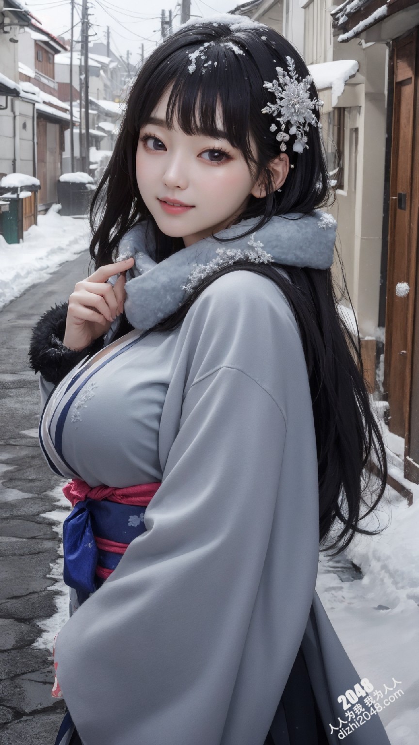 京都雪夜，和服美人：绯色诱惑(42)