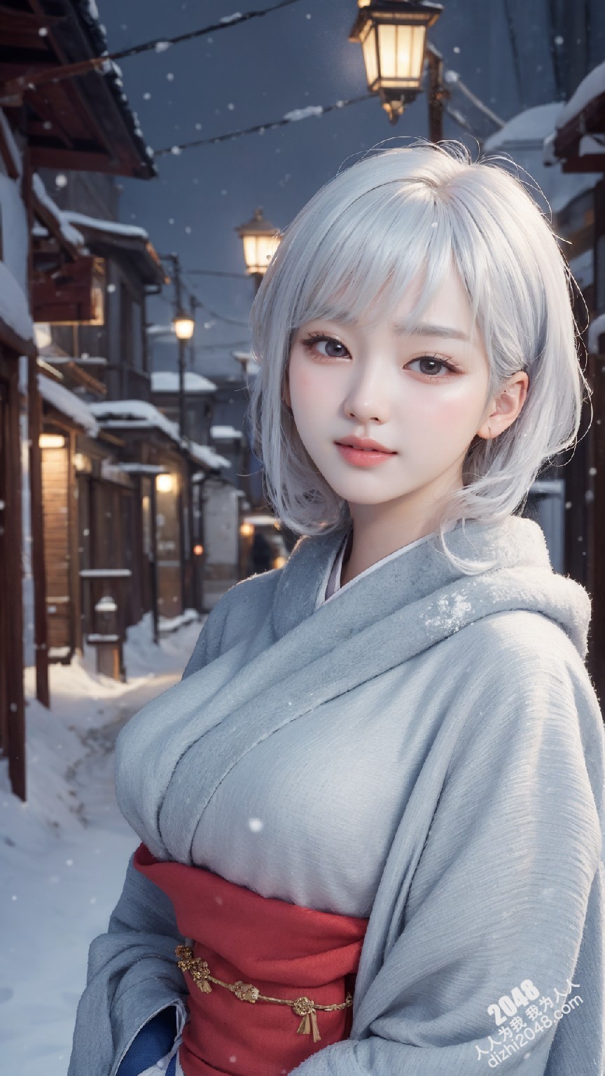 京都雪夜，和服美人：绯色诱惑(43)
