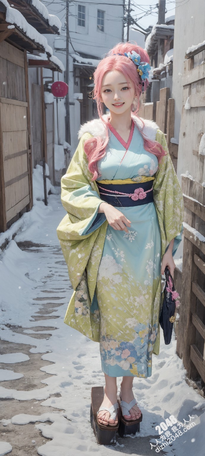 京都雪夜，和服美人：绯色诱惑(45)