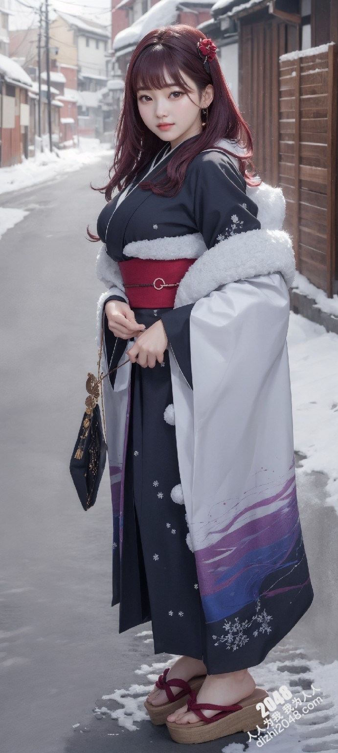 京都雪夜，和服美人：绯色诱惑(47)