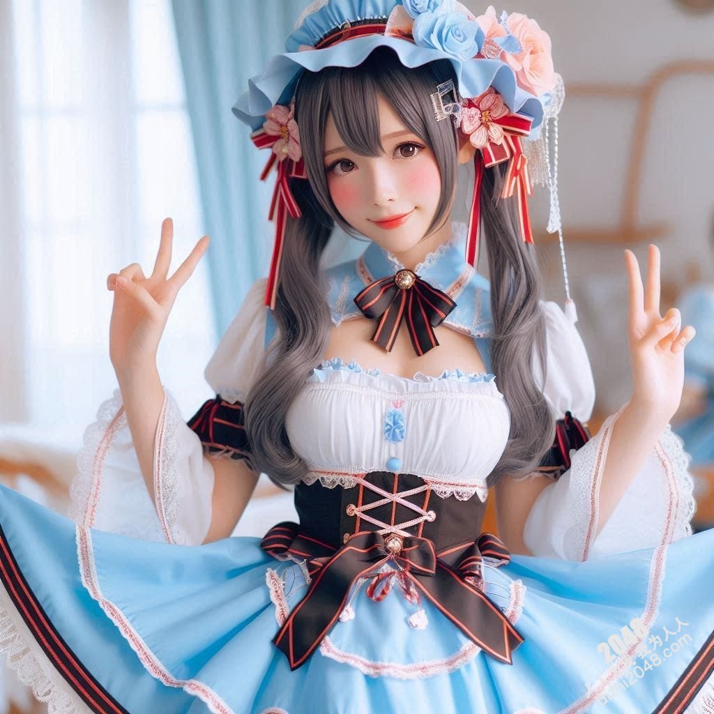 洛丽塔少女Cosplay写真：纯真与诱惑的完美结合(1)