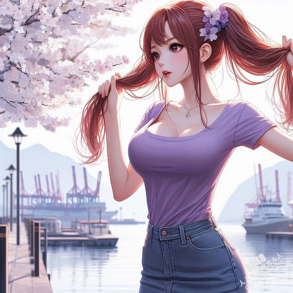 香港海边邂逅：撩发、绑马尾的致命诱惑，她，让人心动不已(5)