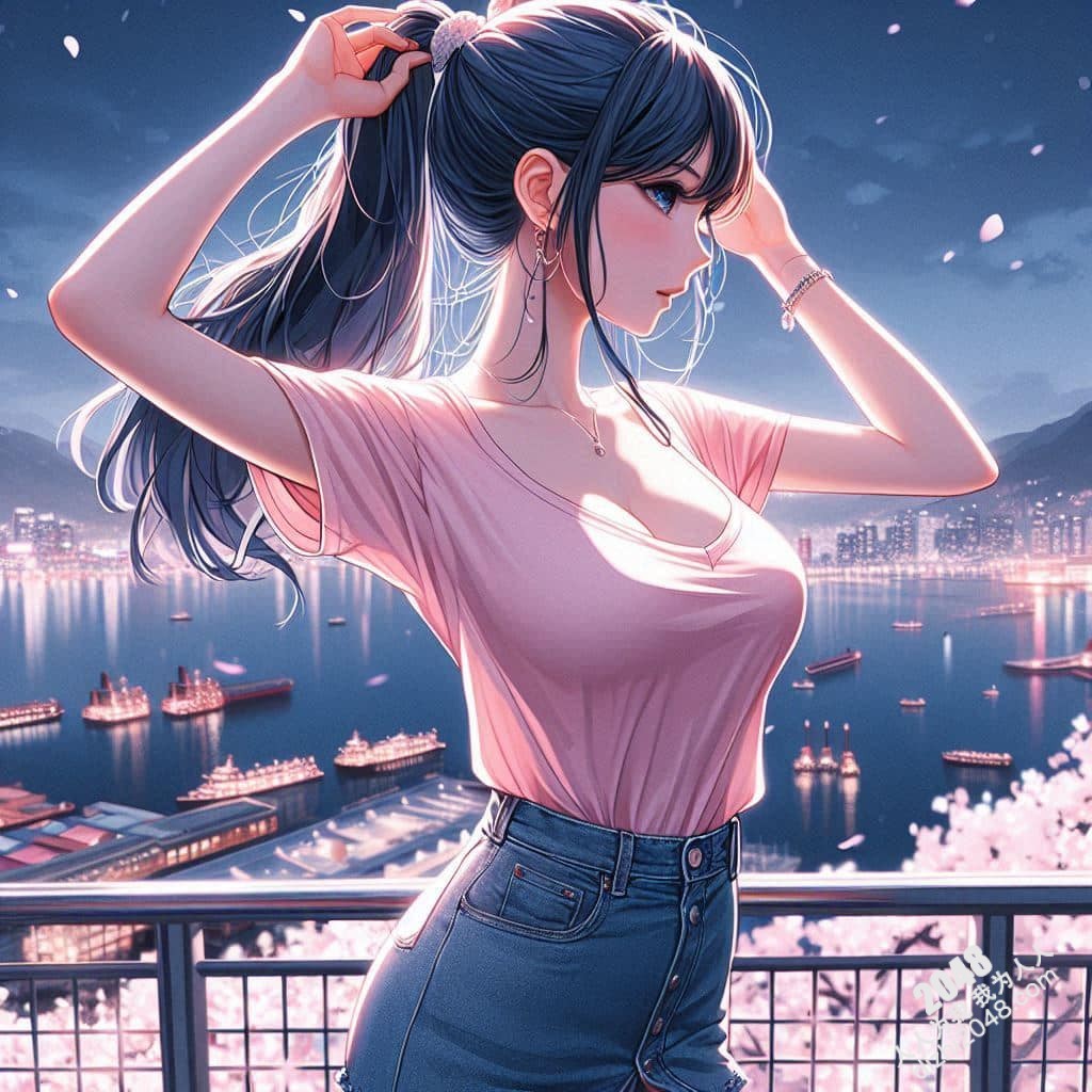 香港海边邂逅：撩发、绑马尾的致命诱惑，她，让人心动不已(7)