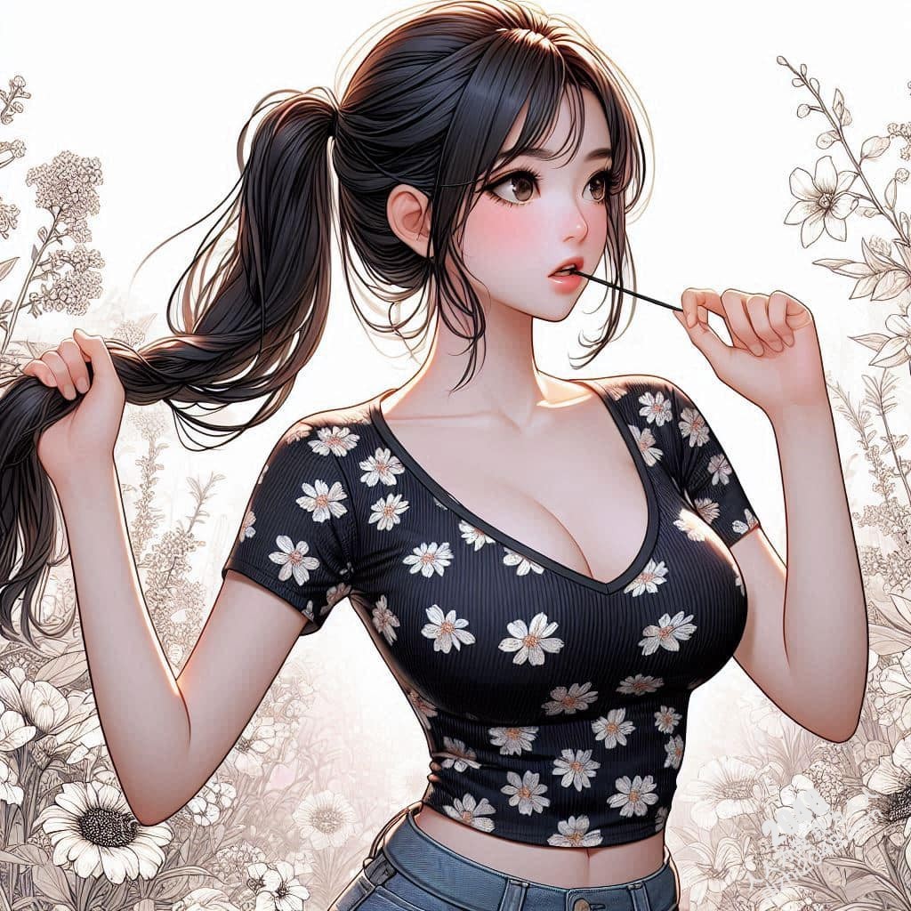 香港海边邂逅：撩发、绑马尾的致命诱惑，她，让人心动不已(25)