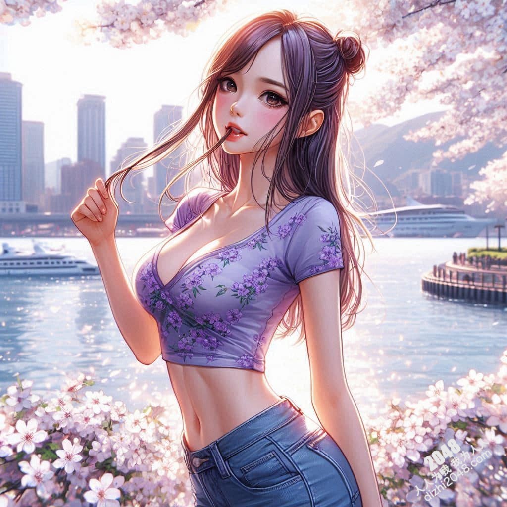 香港海边邂逅：撩发、绑马尾的致命诱惑，她，让人心动不已(33)