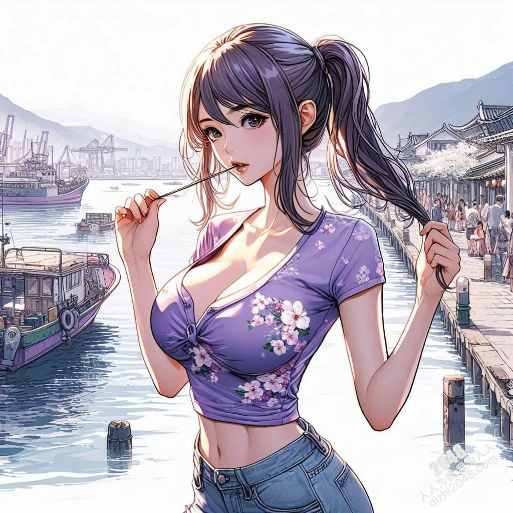 香港海边邂逅：撩发、绑马尾的致命诱惑，她，让人心动不已(36)