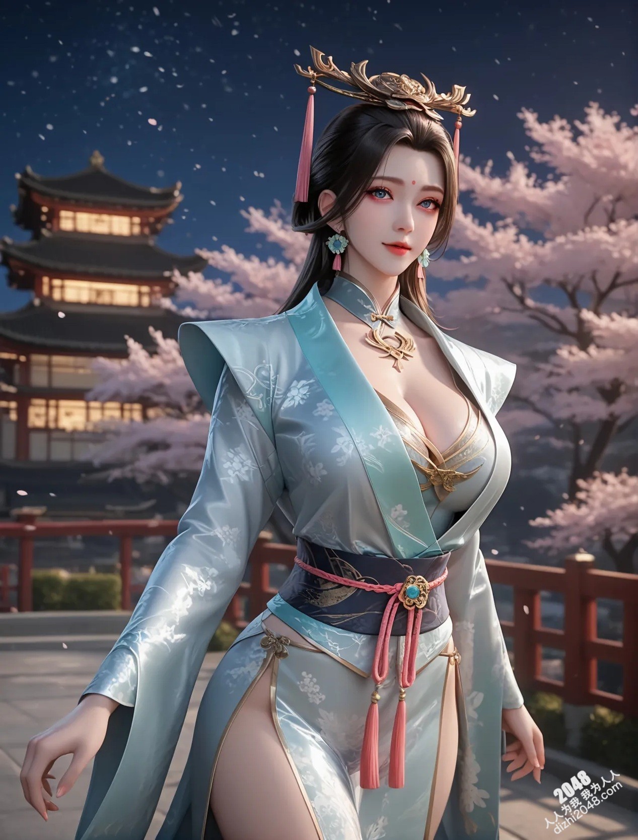 玄曦：月夜轻纱，酥胸半露，邀你共赴春宵一刻(18)