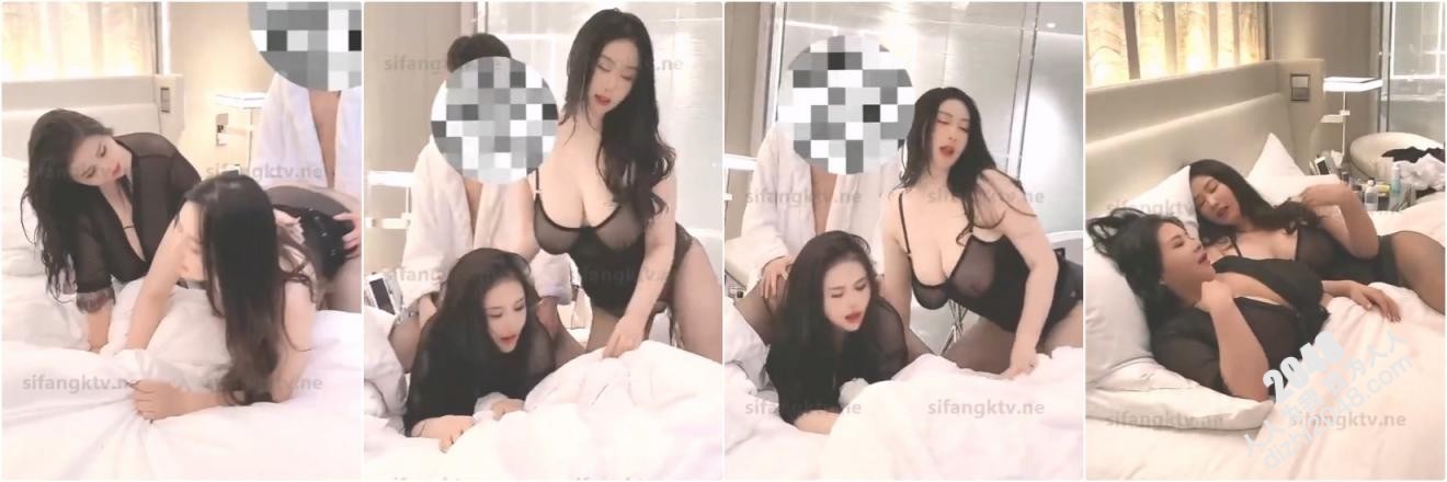 震撼双飞推特巨乳Z杯网红女神『悠悠』与秀人网红巨乳女神『王俪丁』⭐与男摄影挑逗啪啪 超合体双飞爆乳女神