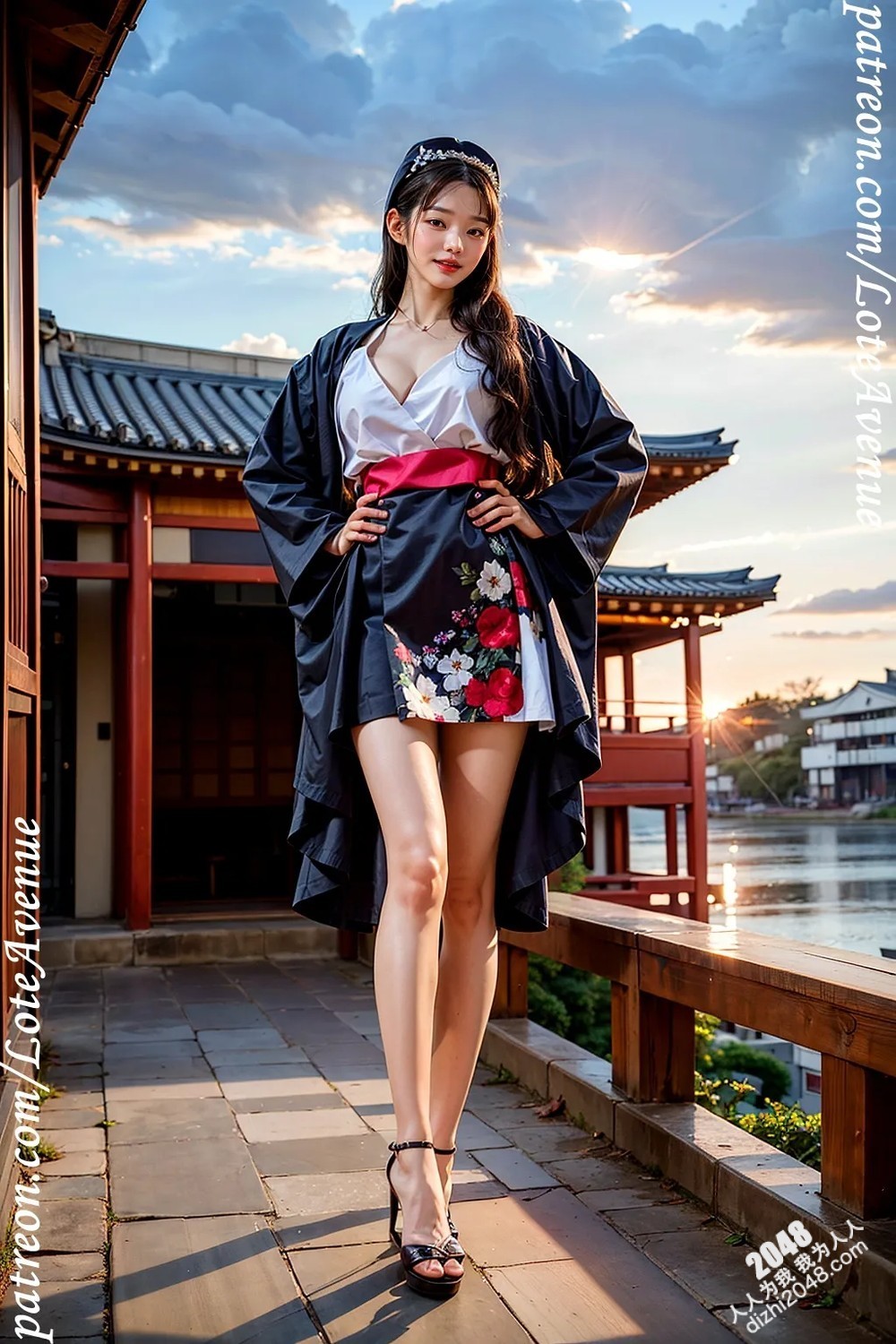 Lote镜头下的日本传统旅行：樱花盛开时节的暧昧邂逅(6)