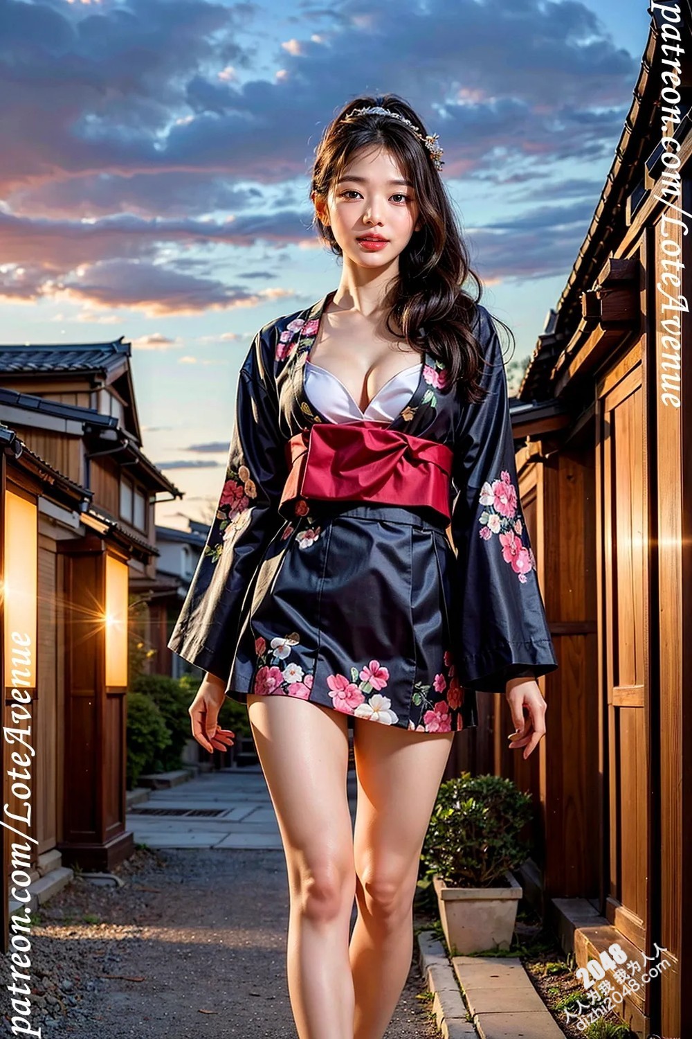 Lote镜头下的日本传统旅行：樱花盛开时节的暧昧邂逅(10)