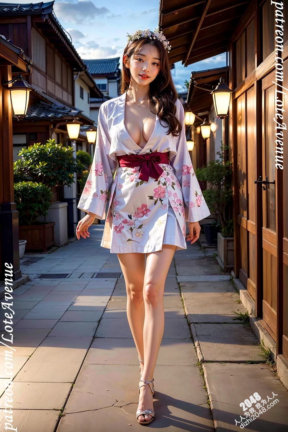 Lote镜头下的日本传统旅行：樱花盛开时节的暧昧邂逅(14)