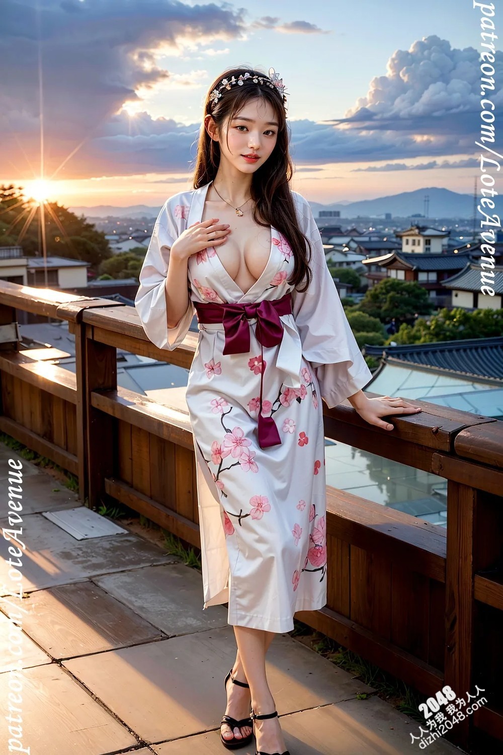 Lote镜头下的日本传统旅行：樱花盛开时节的暧昧邂逅(18)