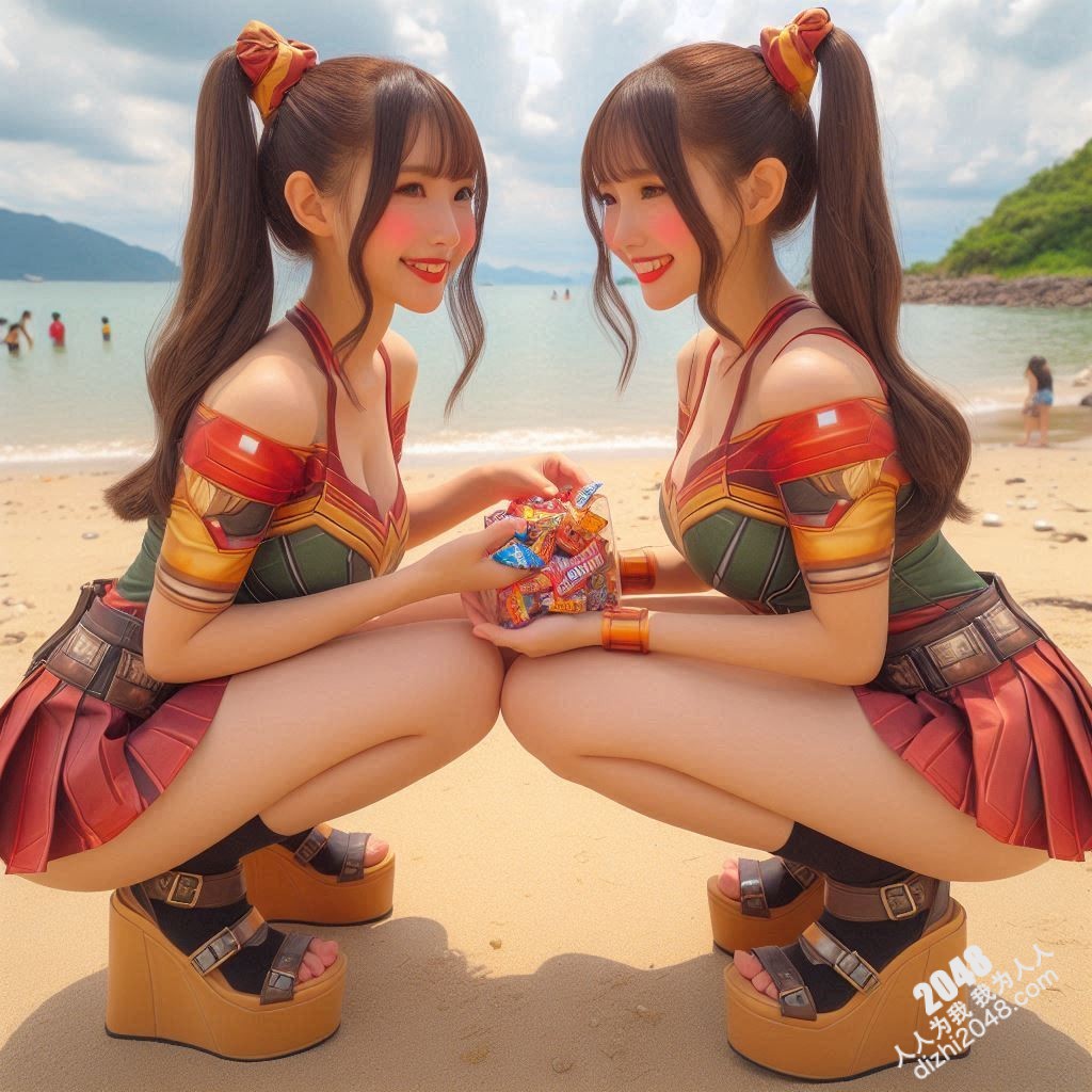 海滩性感Cosplay：超级英雄少女的阳光诱惑(12)