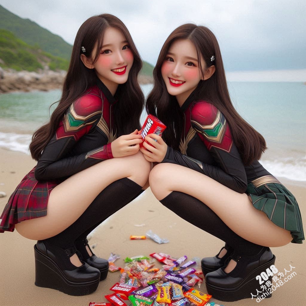 海滩性感Cosplay：超级英雄少女的阳光诱惑(24)