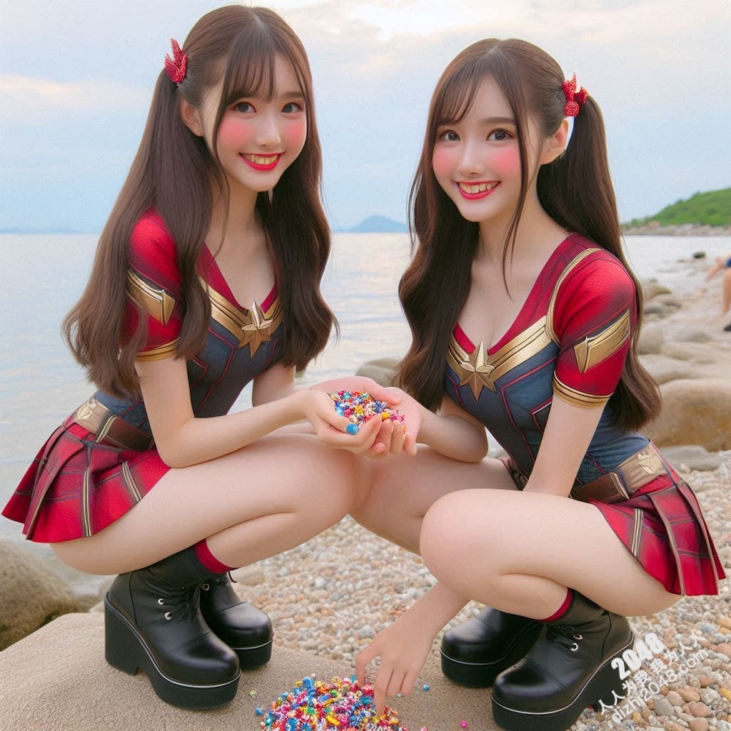 海滩性感Cosplay：超级英雄少女的阳光诱惑(29)