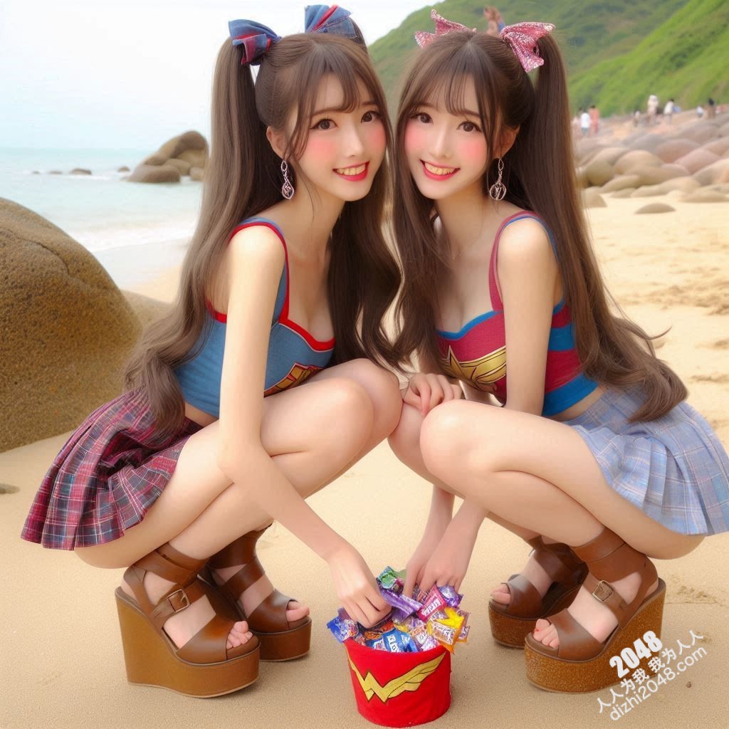 海滩性感Cosplay：超级英雄少女的阳光诱惑(35)