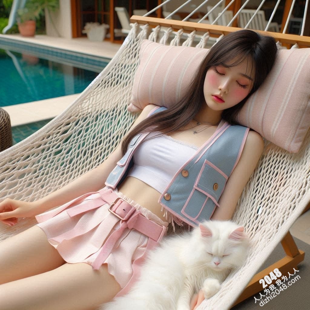 吊床上的尤物：午后阳光下的粉色诱惑(17)