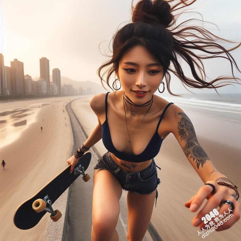 海滩比基尼美女单车写真：阳光、沙滩、性感尤物(25)