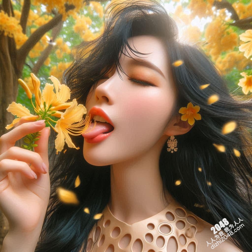 溪边仙子：绝美女子与萤火虫的夜间邂逅(3)