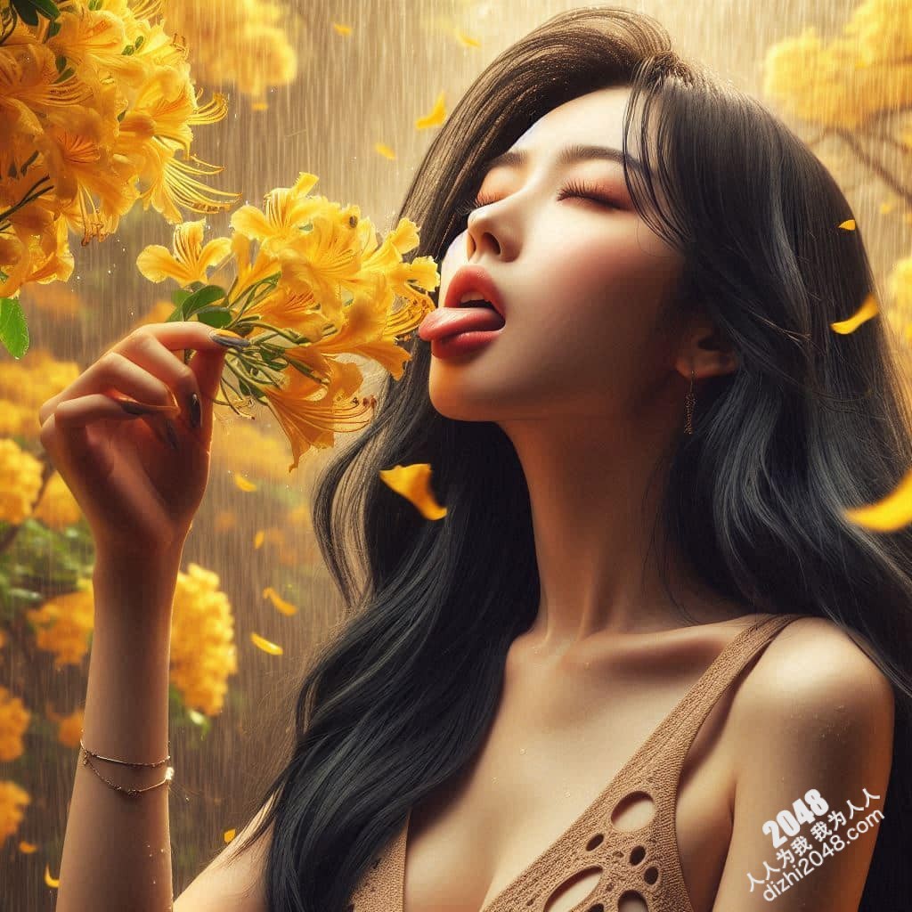 溪边仙子：绝美女子与萤火虫的夜间邂逅(15)