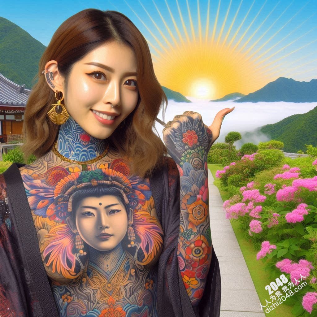 艺伎纹身：一场视觉盛宴与欲望的无声对话(9)