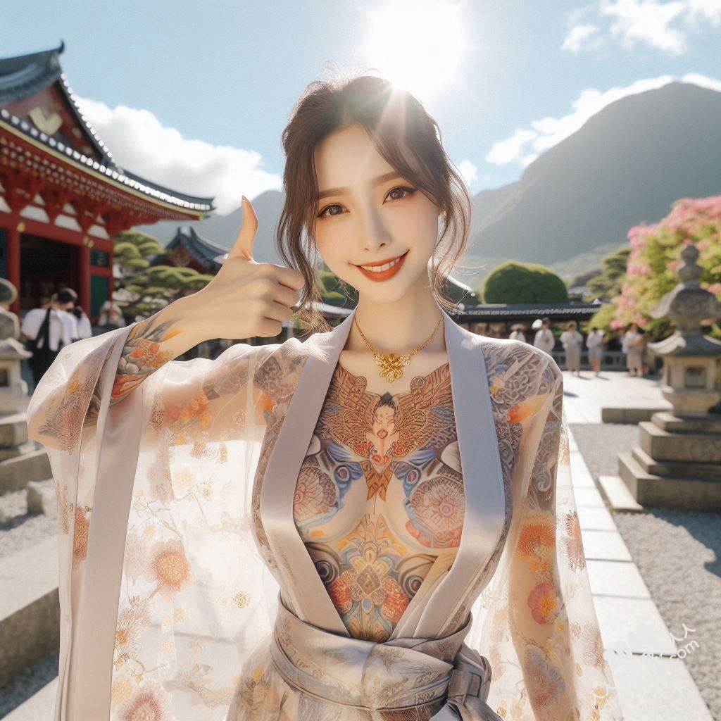 艺伎纹身：一场视觉盛宴与欲望的无声对话(23)