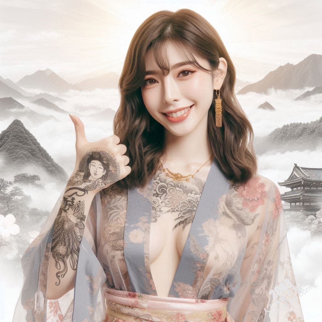 艺伎纹身：一场视觉盛宴与欲望的无声对话(26)