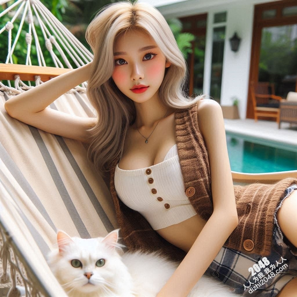 泰国小雨与波斯猫的午后时光：吊床上的诱惑(33)