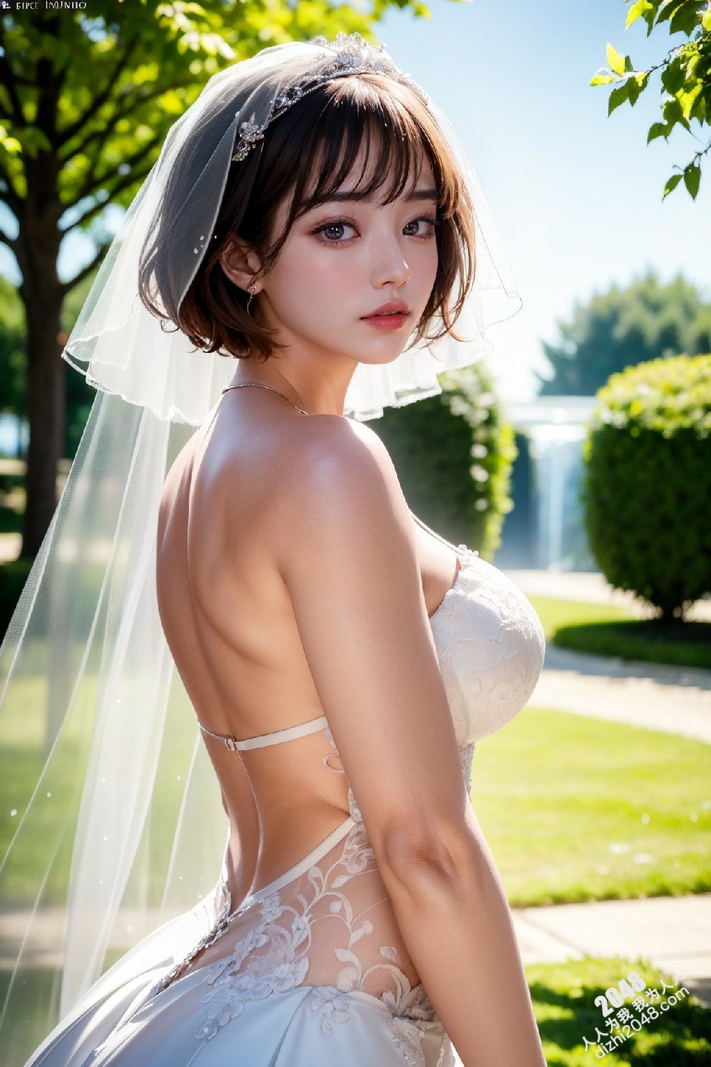 海边婚纱写真：新娘的诱惑(7)