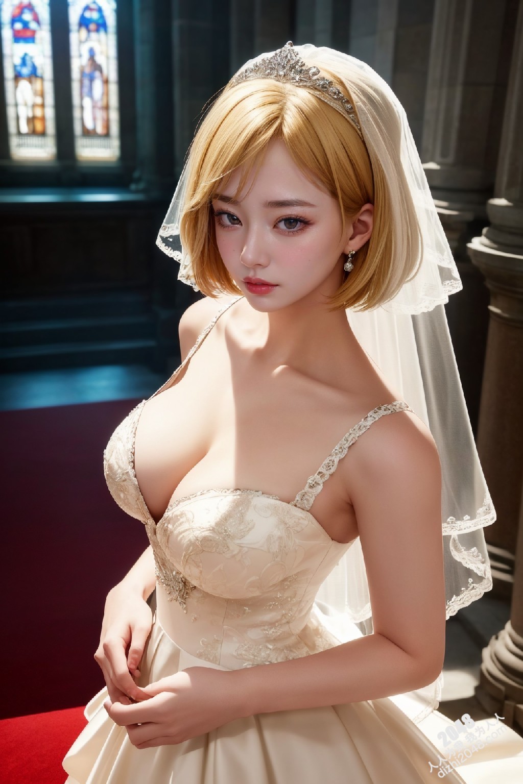 海边婚纱写真：新娘的诱惑(18)