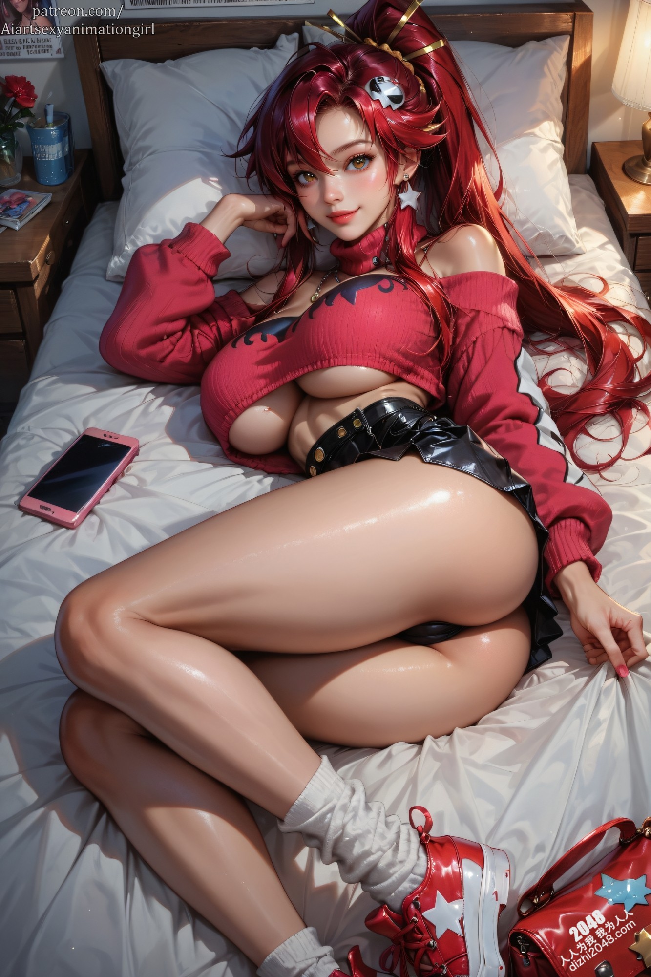 AiArtSexyAnimationGirl私房照曝光！森林魅惑，极致诱惑！Patreon禁区，火辣身材，丰满酥胸，紧致腹肌，大胆挑战你的感官极限！(4)