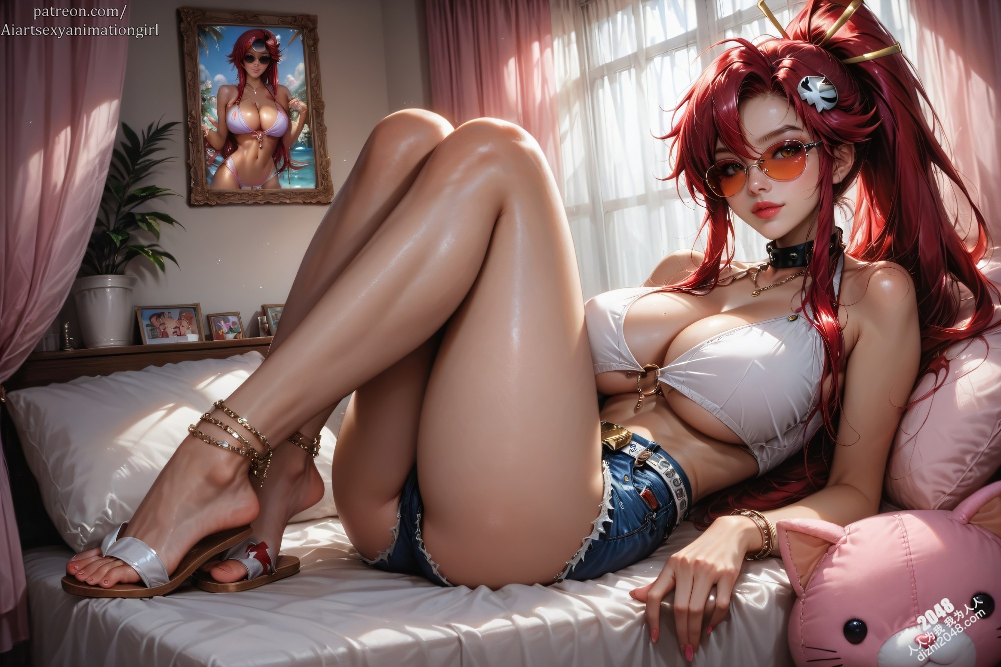 AiArtSexyAnimationGirl私房照曝光！森林魅惑，极致诱惑！Patreon禁区，火辣身材，丰满酥胸，紧致腹肌，大胆挑战你的感官极限！(8)