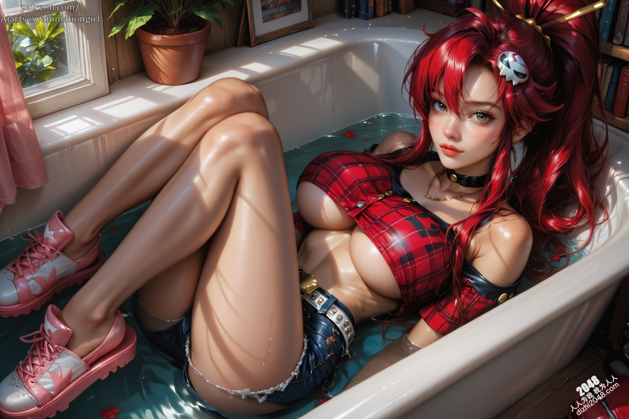 AiArtSexyAnimationGirl私房照曝光！森林魅惑，极致诱惑！Patreon禁区，火辣身材，丰满酥胸，紧致腹肌，大胆挑战你的感官极限！(9)